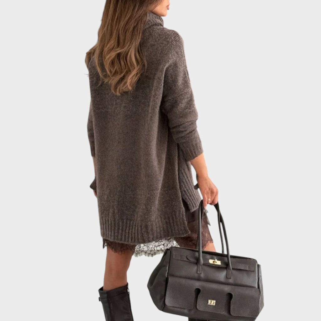 Linda - Strickoberteil und Kleid Set