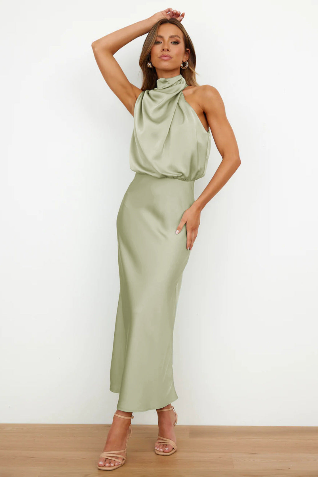 LARA | SATIN KLEID