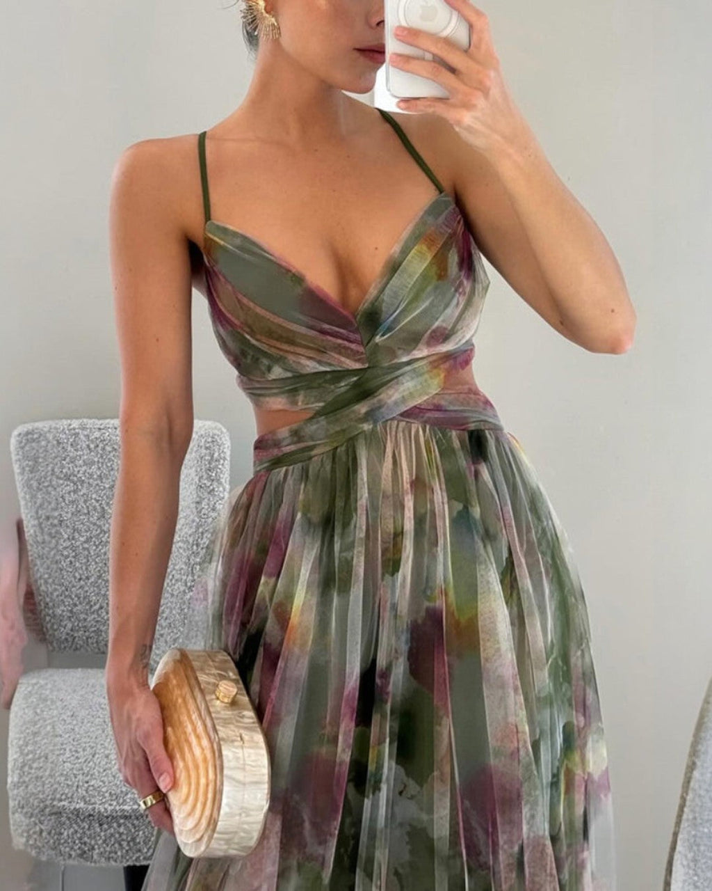 Mandy - Zauberhaftes Maxikleid mit Blumenprint