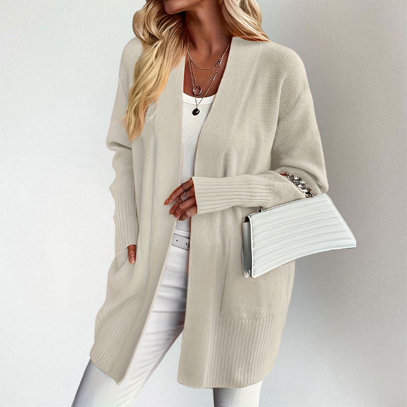 Romy | Bequeme Strickjacke