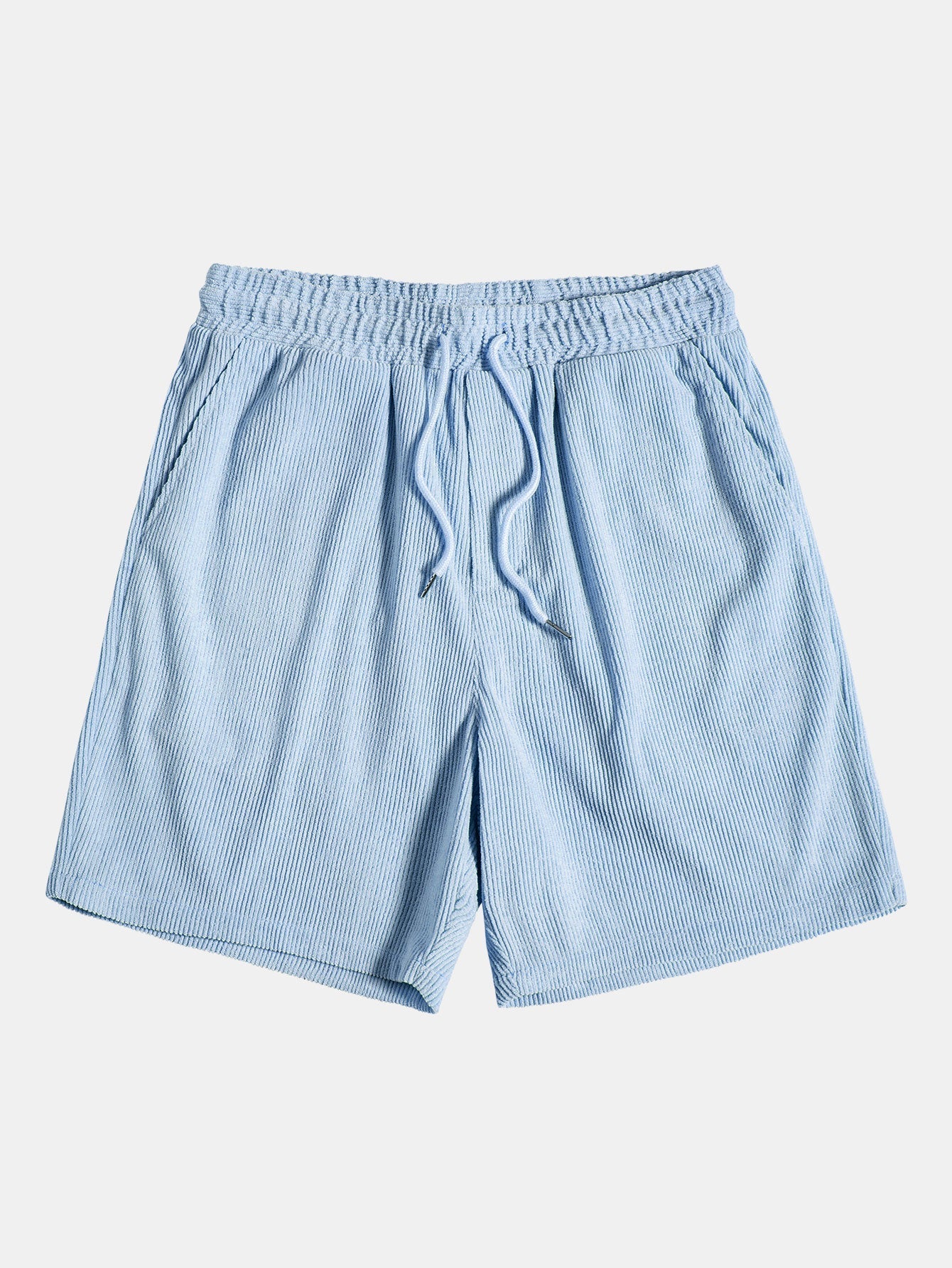 Kurzärmeliges Corduroy Hemd mit Knöpfen & Shorts