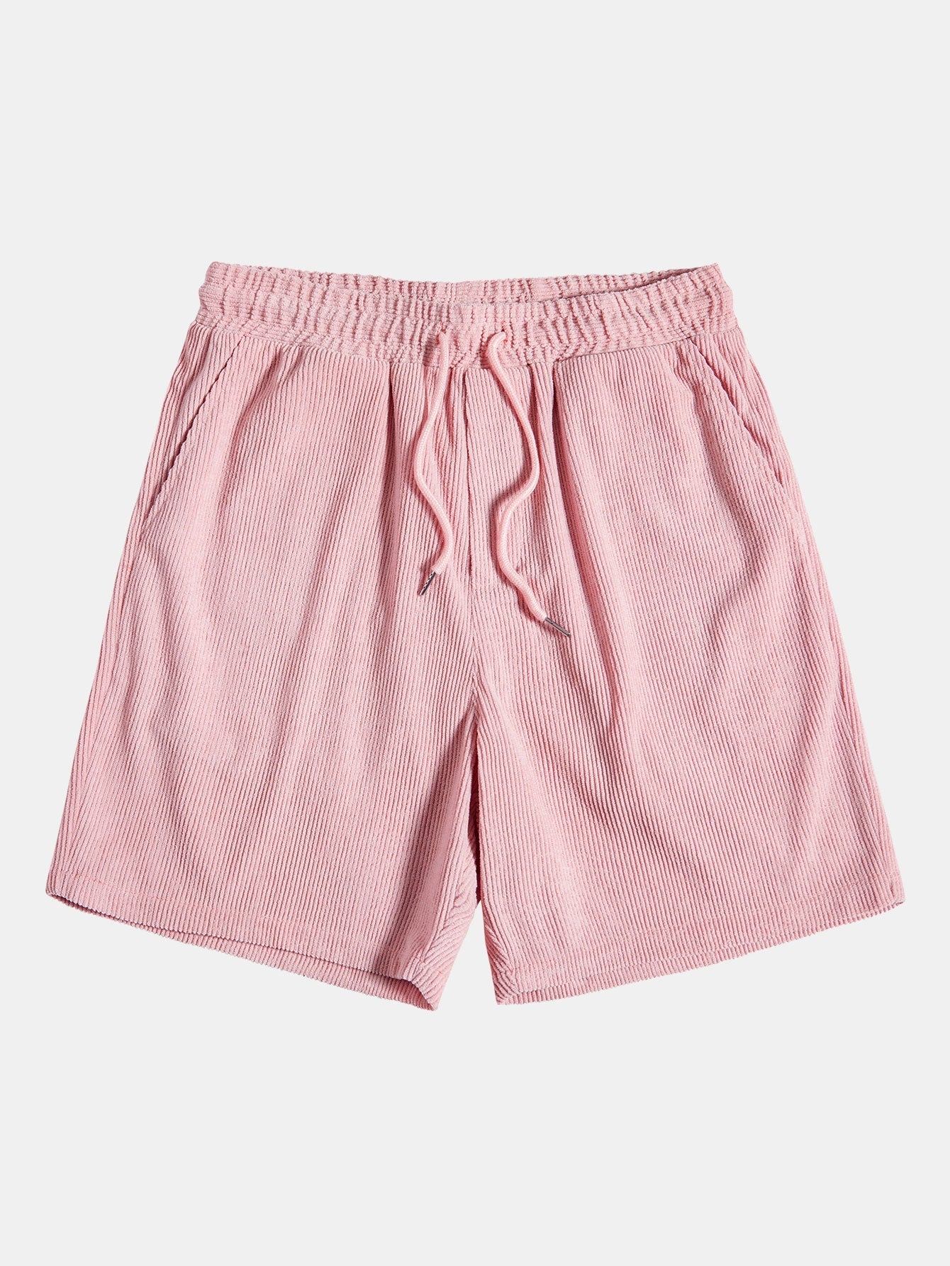 Kurzärmeliges Corduroy Hemd mit Knöpfen & Shorts
