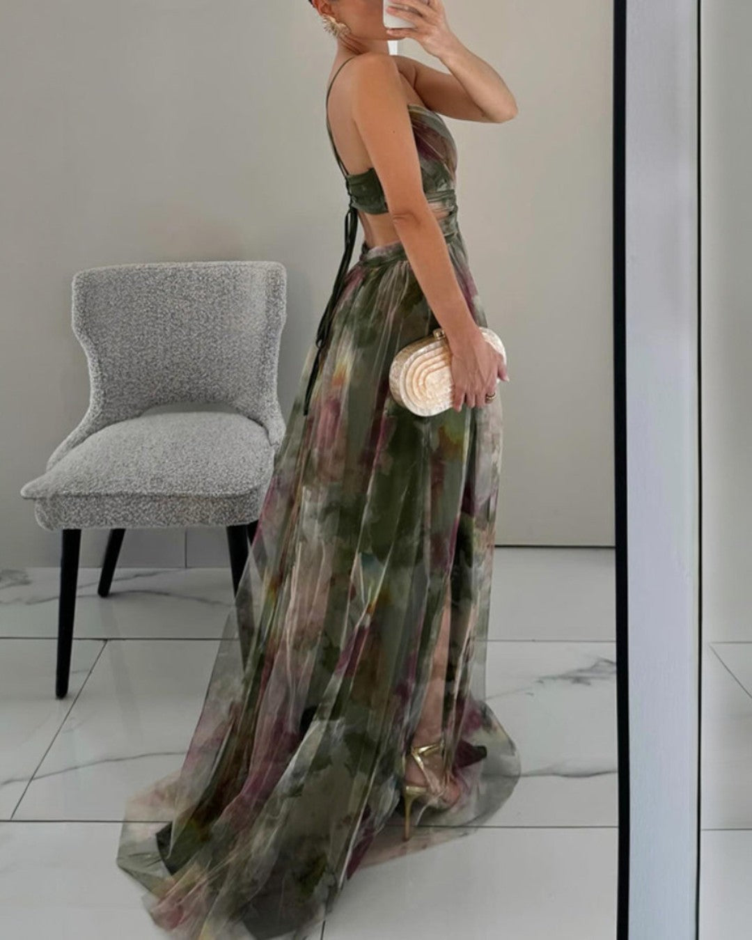 Mandy - Zauberhaftes Maxikleid mit Blumenprint