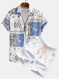 Hemd mit Paisley-Muster #Zufälliges Musterdesign# & Shorts zum Schwimmen