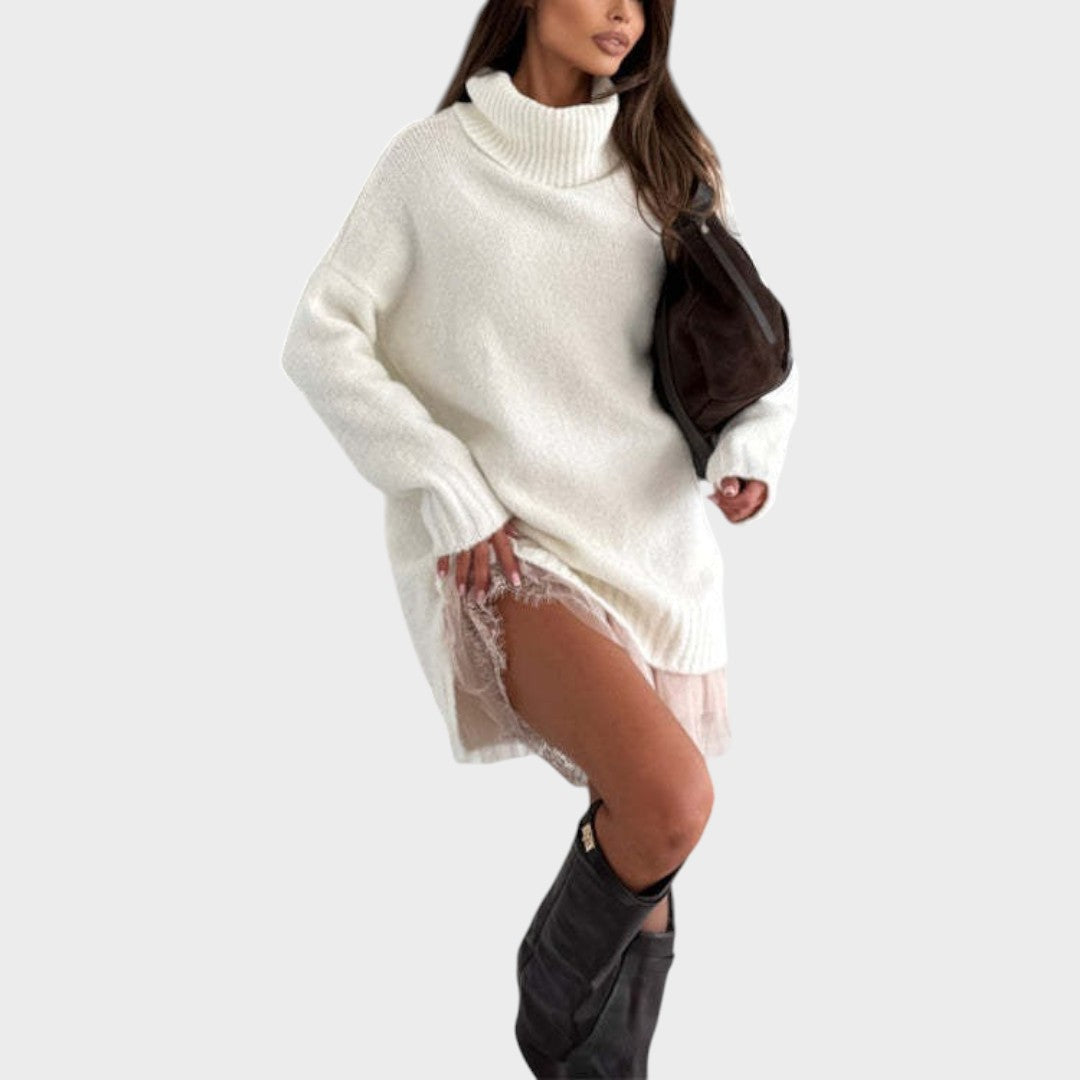Linda - Strickoberteil und Kleid Set