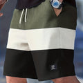 Herren Casual Gestreift Sommer Shorts