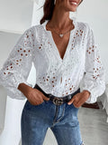 Roselina | Bestickte Bluse