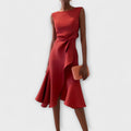 Dagmar | Damen Elegantes Midikleid – Feminines Kleid für Hochzeit, Büro & Party 2026