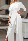 Damen Eleganter Sommer Langarm Jumspuit