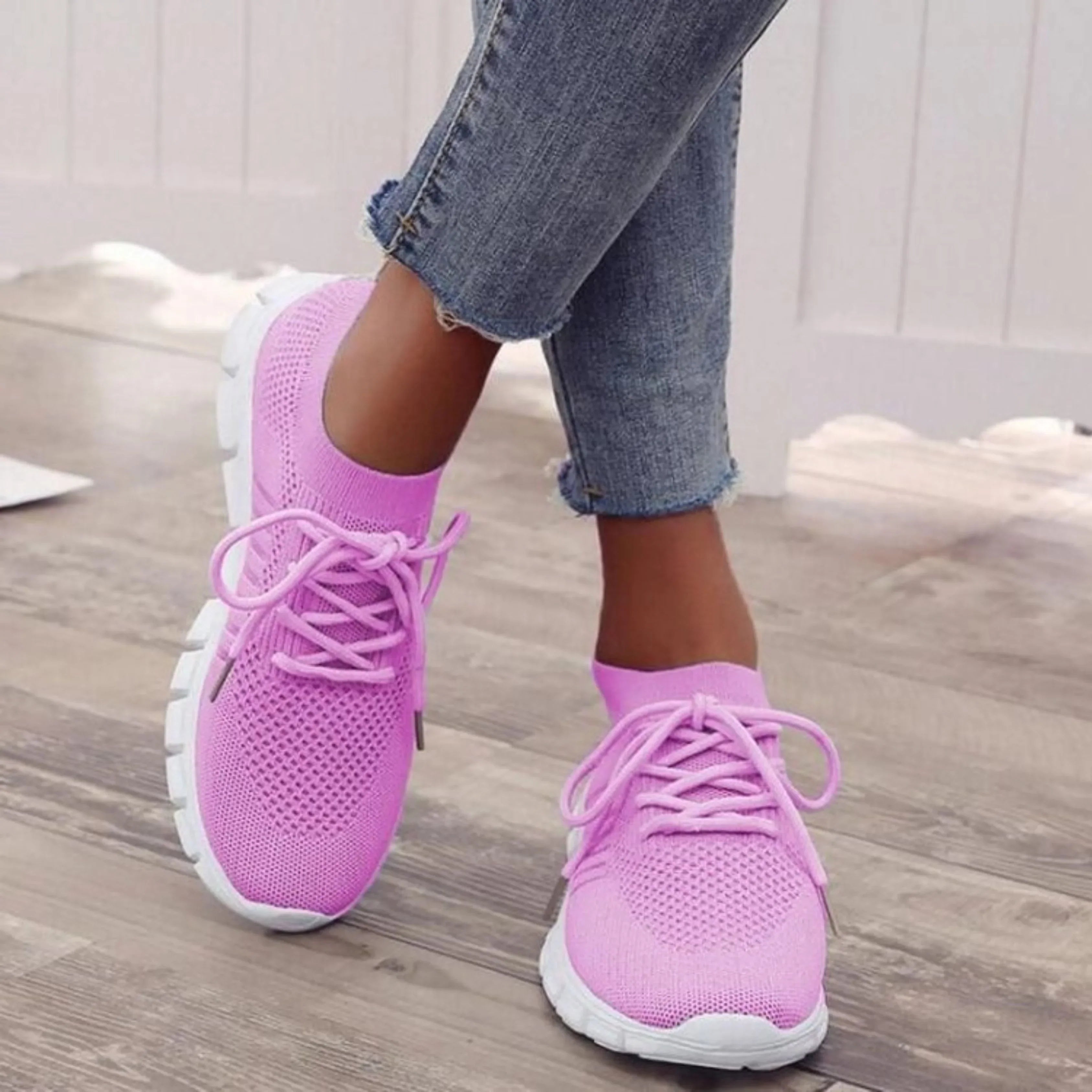 Damen Orthopädische Schnürung Sneaker