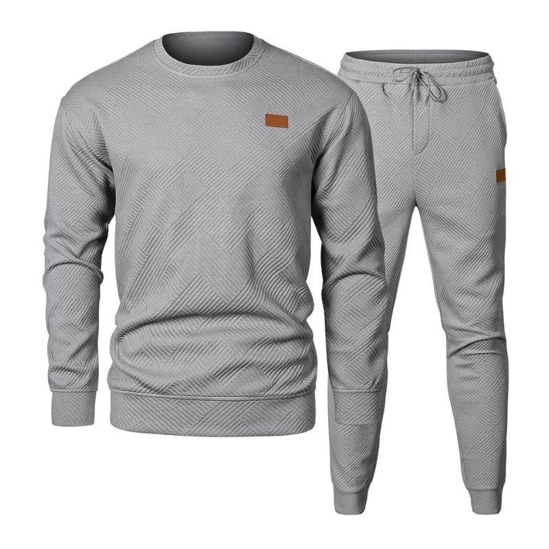 Axel | Herren Jogginganzug Set 2-teilig Strukturiert Sweatshirt
