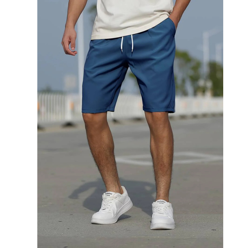 Herren Sommer Slim Fit Kordelzug Shorts