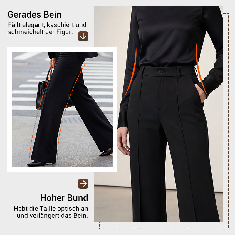 VERAS /  DAMEN-ANZUGHOSE MIT HOHER TAILLE