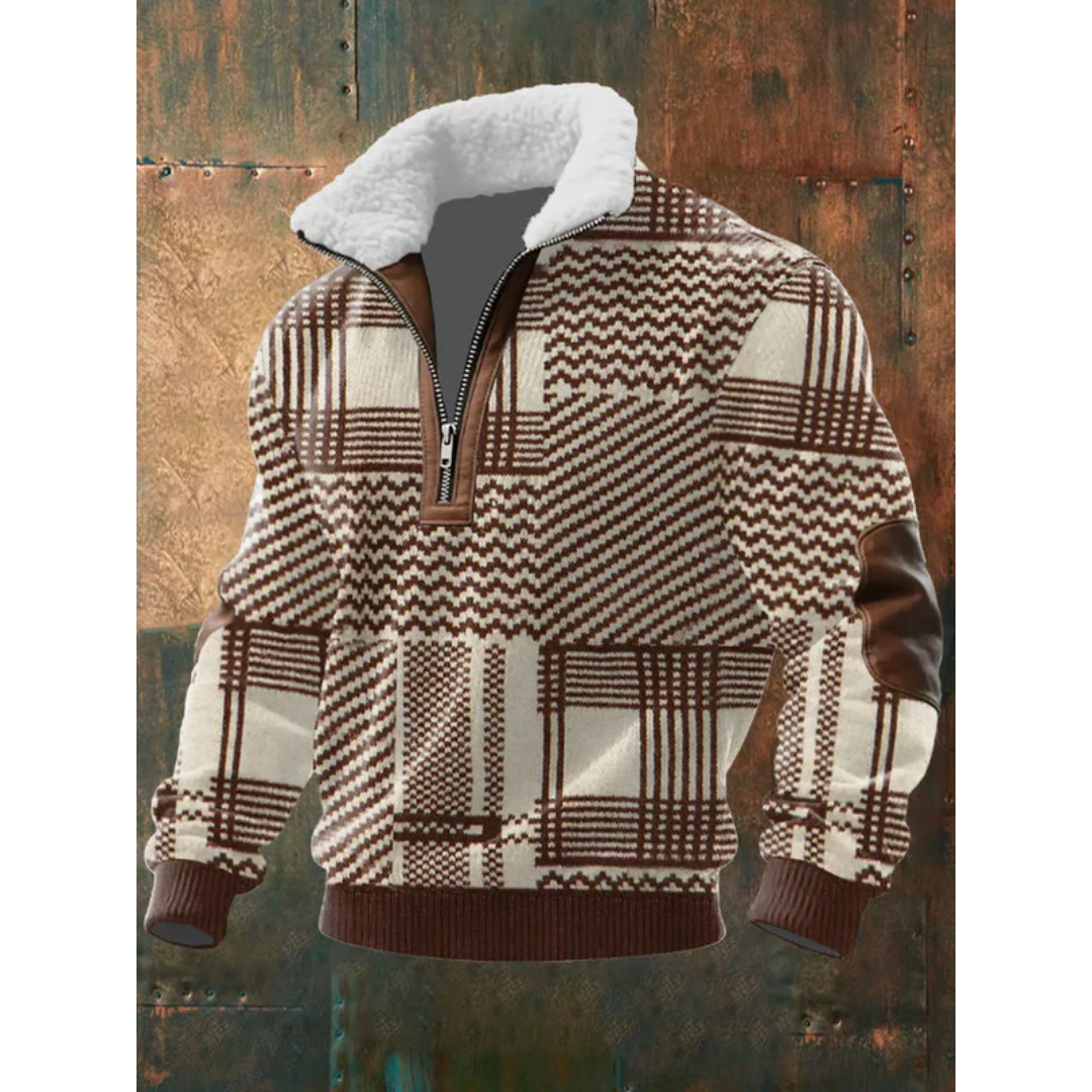 MILIANIA | FLEECE-PULLOVER MIT HOCHSCHLOSS