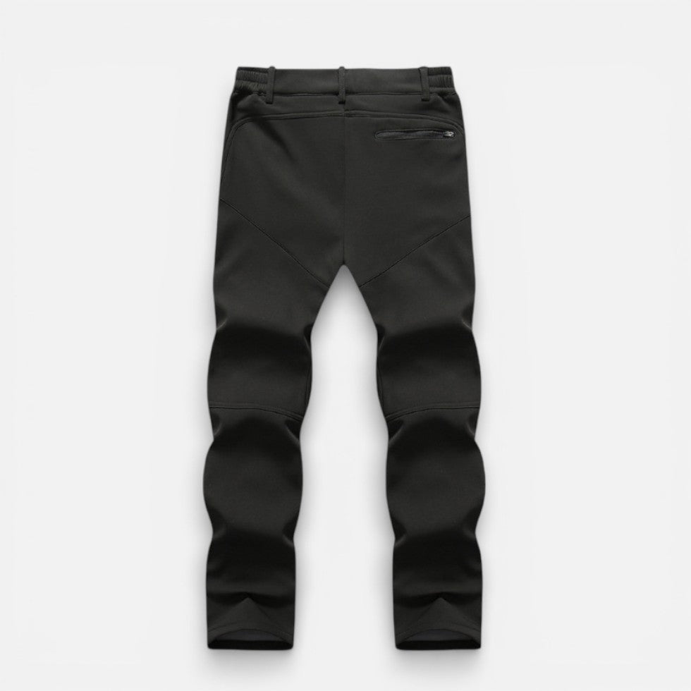 Herren Softshell Sporthose mit Reißverschlusstaschen