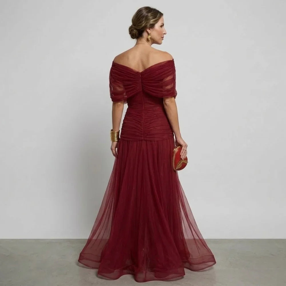 LouLou | Elegantes Maxikleid für festliche Anlässe mit V-Ausschnitt