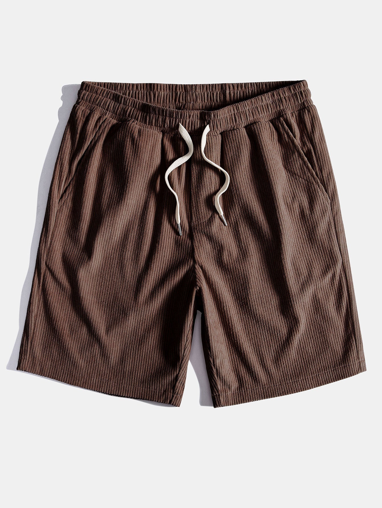 Kurzärmeliges Corduroy Kubanisches Hemd & Shorts