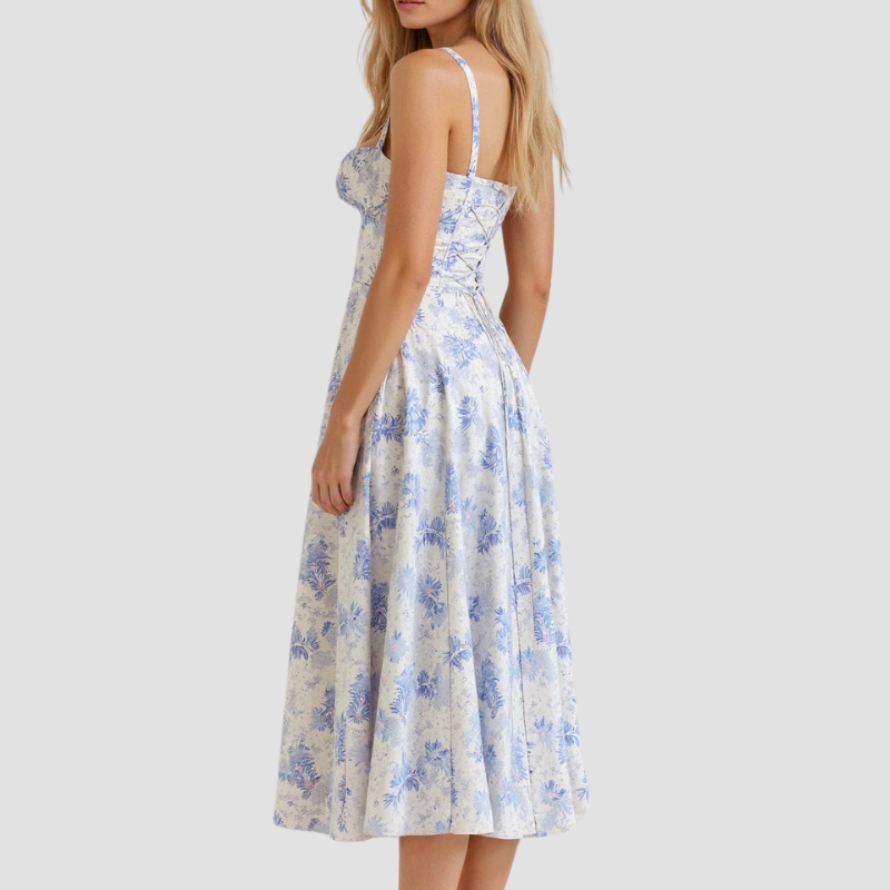 Amelie | Damen Korsett Sommerkleid | Midi