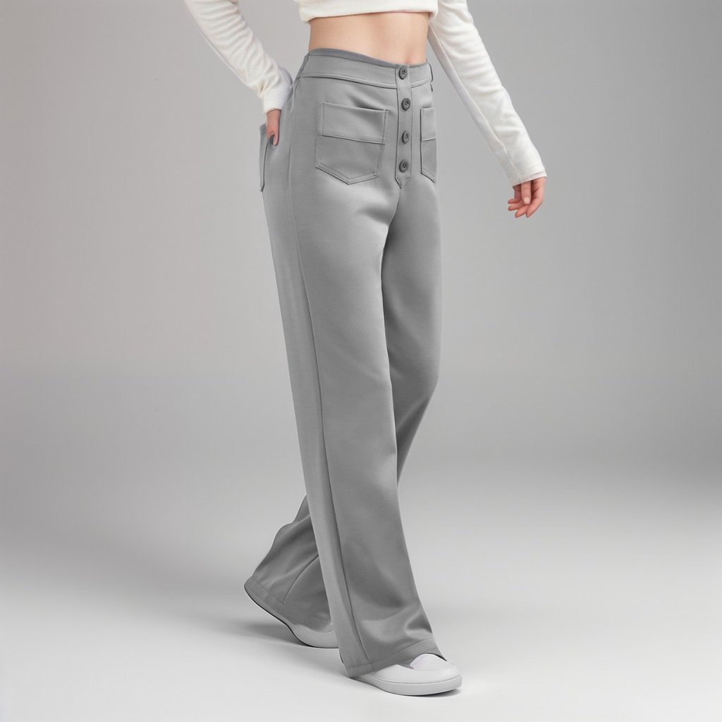 Nina | Elastische Hose mit hoher Taille