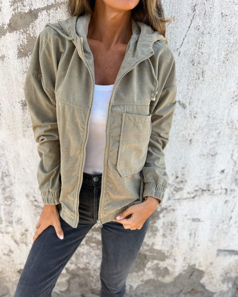 ELLA™ | CORD-KAPUZENJACKE