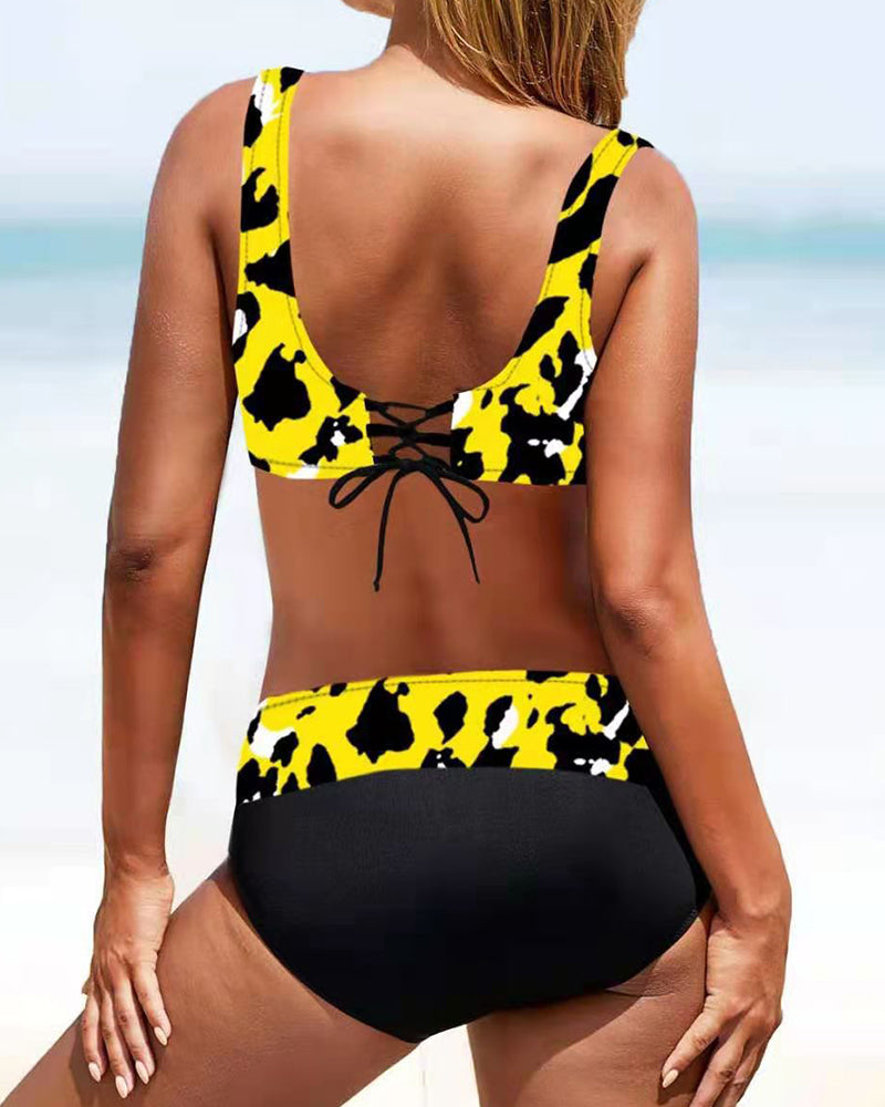 Eva - Farbenfroher, Fröhlicher Bikini