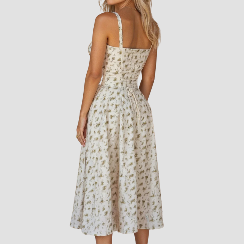 Amelie | Damen Korsett Sommerkleid | Midi