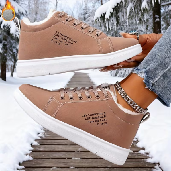 PLUSHPRINT™ / WARME SNEAKER-SCHUHE FÜR DAMEN