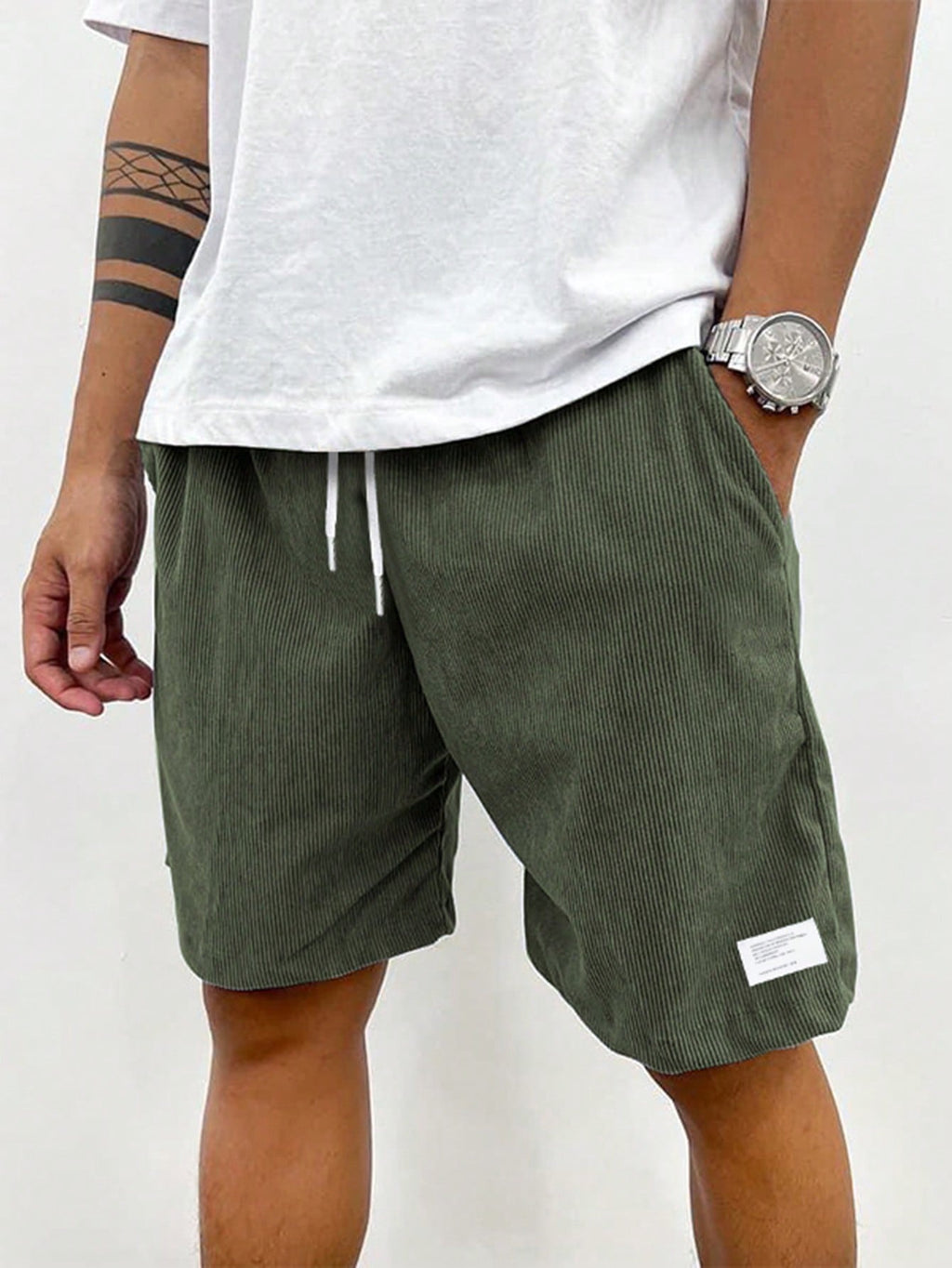 Herren Relaxed Fit Freizeit Kurze Shorts