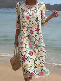 Matilda | Stilvolles Blumenmuster-Kleid