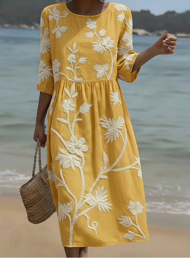 Amelie | Stilvolles Blumenkleid