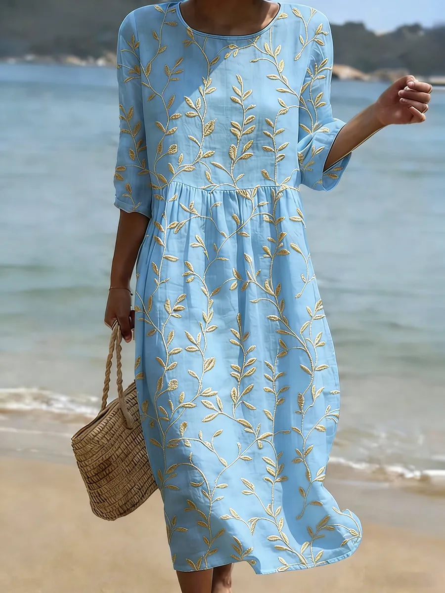 Laura | Stilvolles Blumenkleid