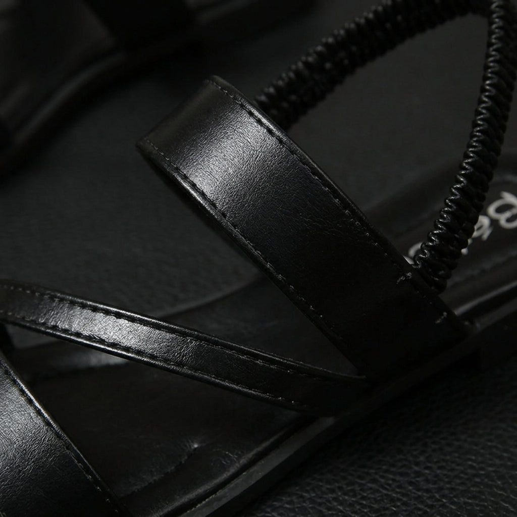 Damen Sommer Mehrriemen Fersenriemen Sandalen
