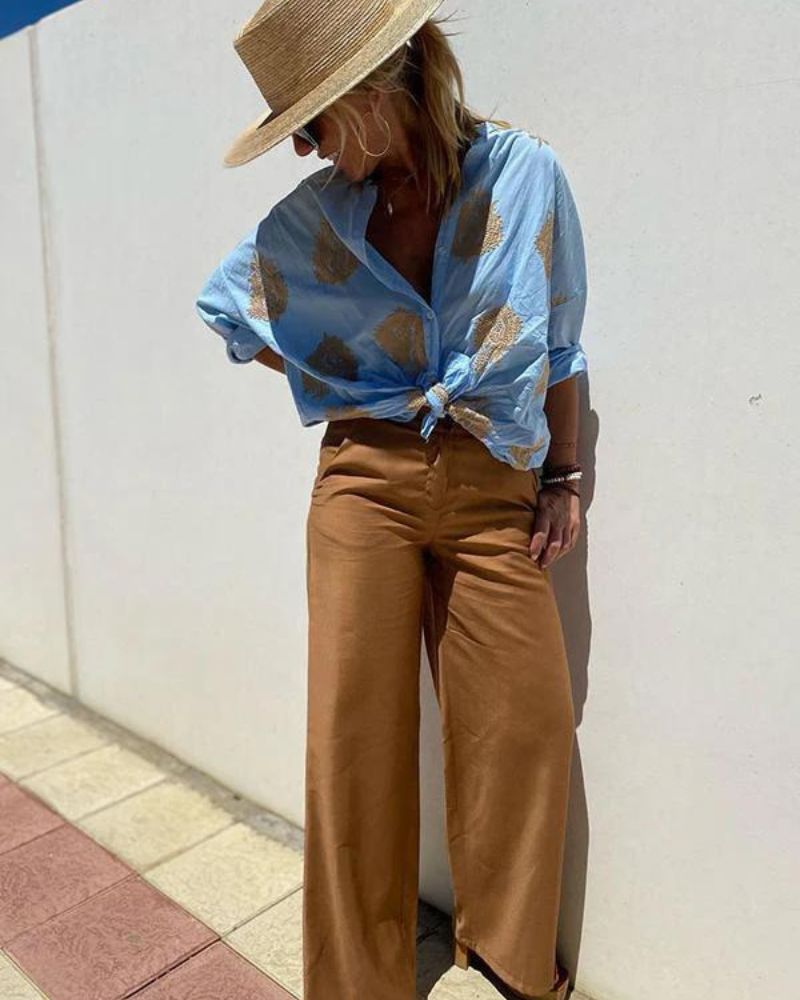 Lina | Bluse mit eleganten Stickereien