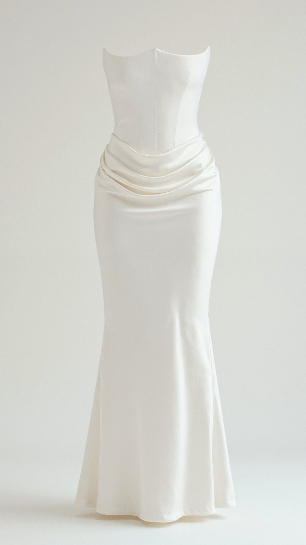 Damen Festliches Korsett Maxi Hochzeitsgastkleid