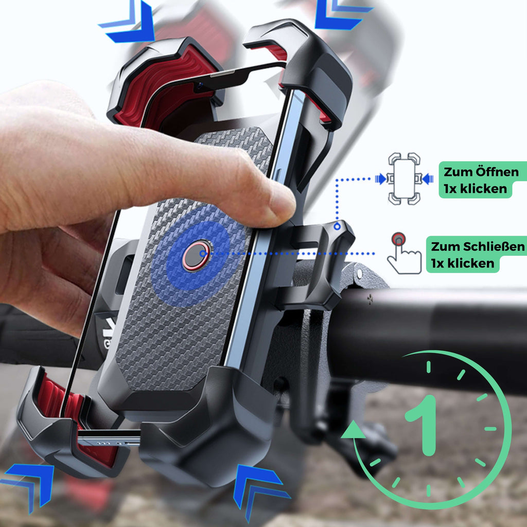 SmartBike 360° Handyhalterung | Kompatibel mit allen Smartphones