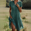 Kattie - Elegantes Mini-Kleid mit V-Ausschnitt
