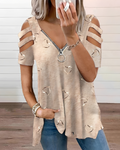 Sabiya - Trendiges ärmelloses T-Shirt
