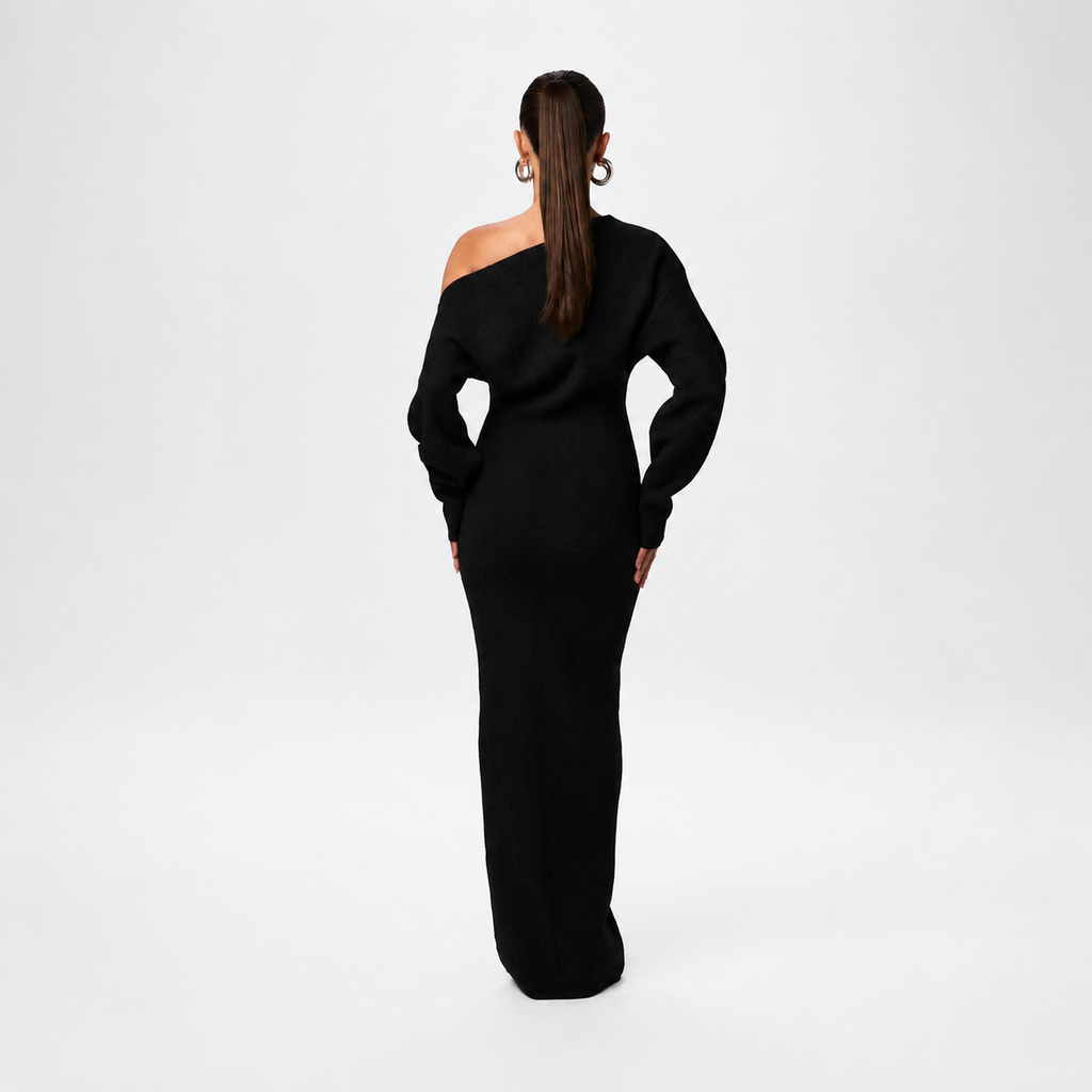 Tahlia - Stilvolles Maxikleid mit einseitigem Träger