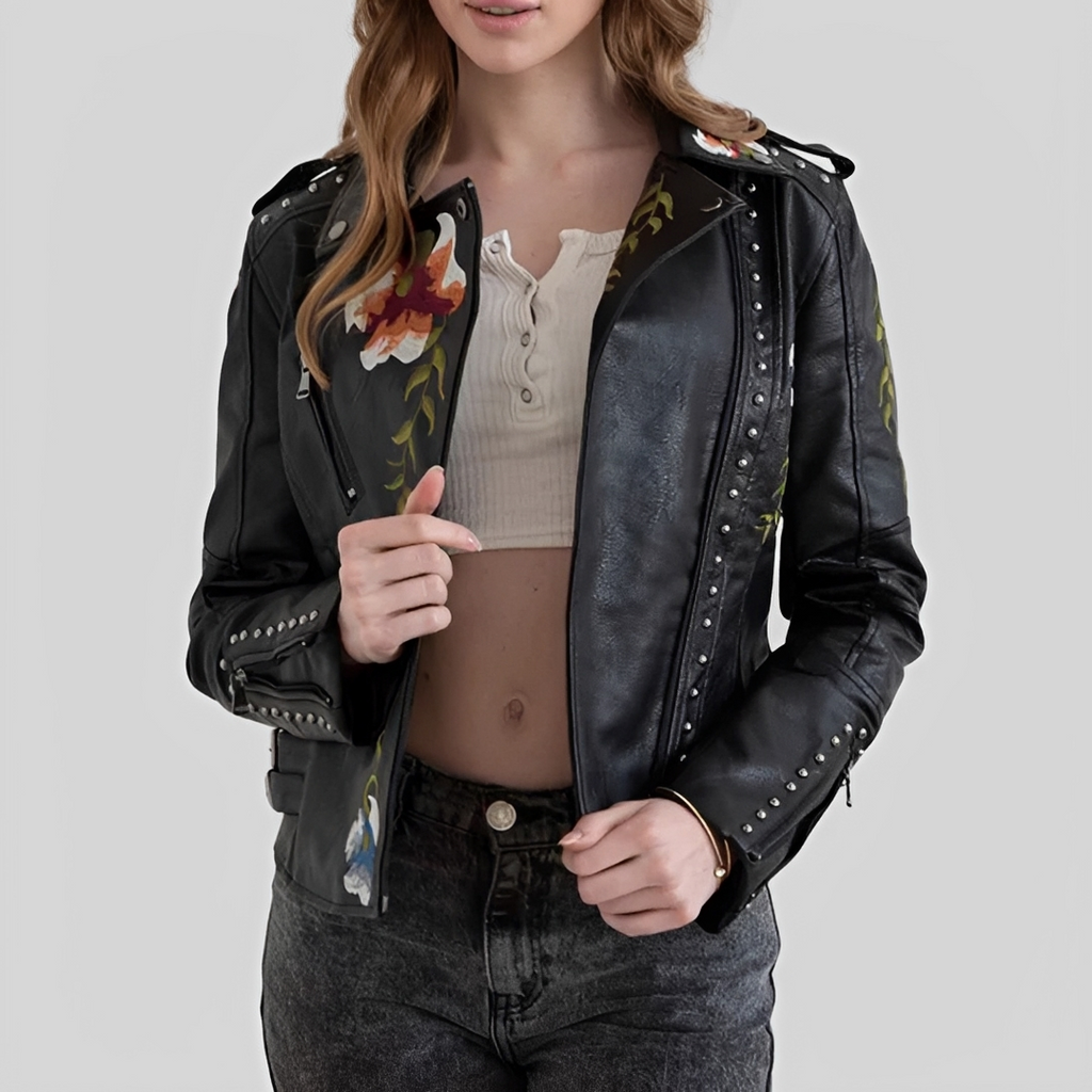 Zoey - Vintage-inspirierte Jacke mit Stickereien