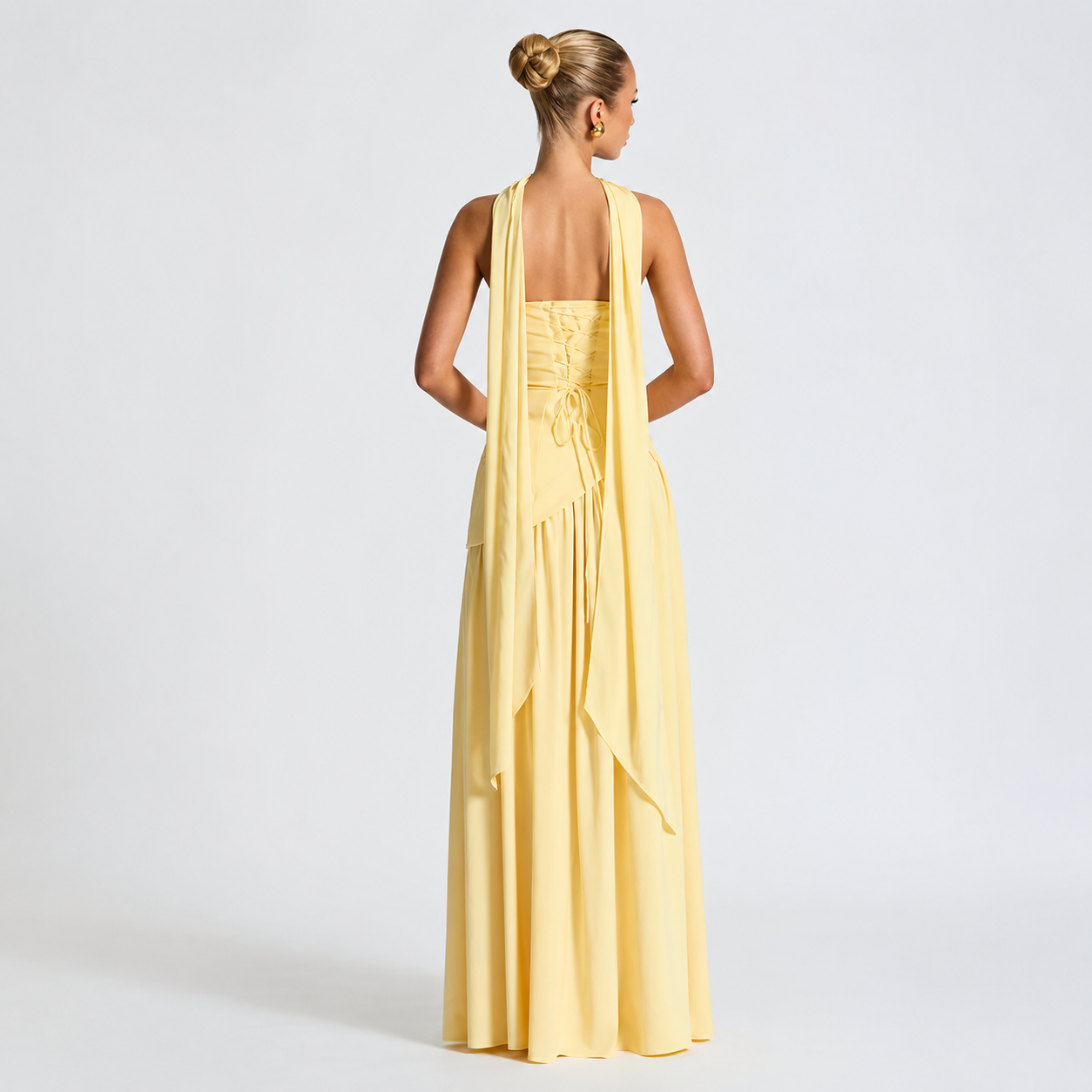 Fatimea - Elegantes Tube-Top-Maxikleid