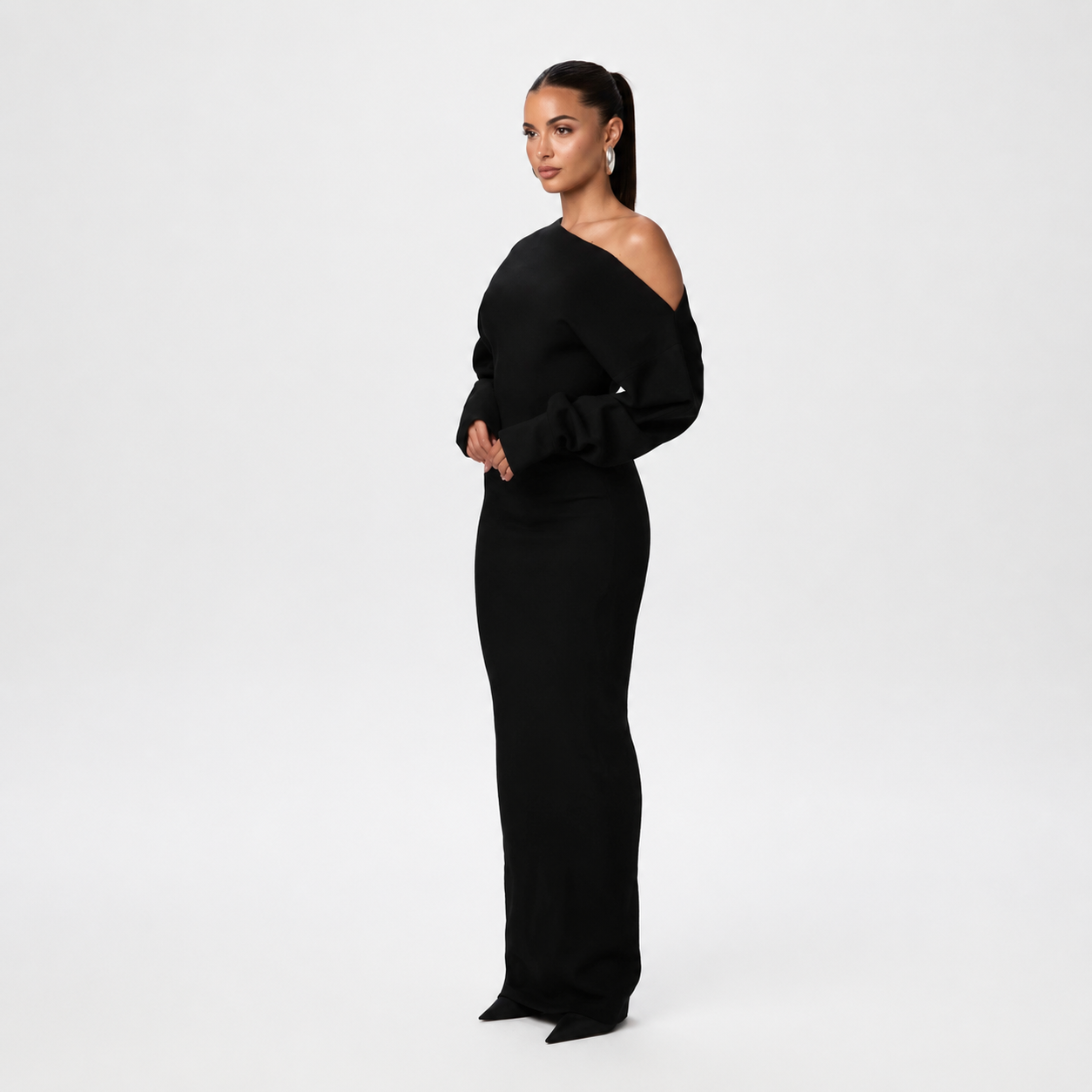 Tahlia - Stilvolles Maxikleid mit einseitigem Träger