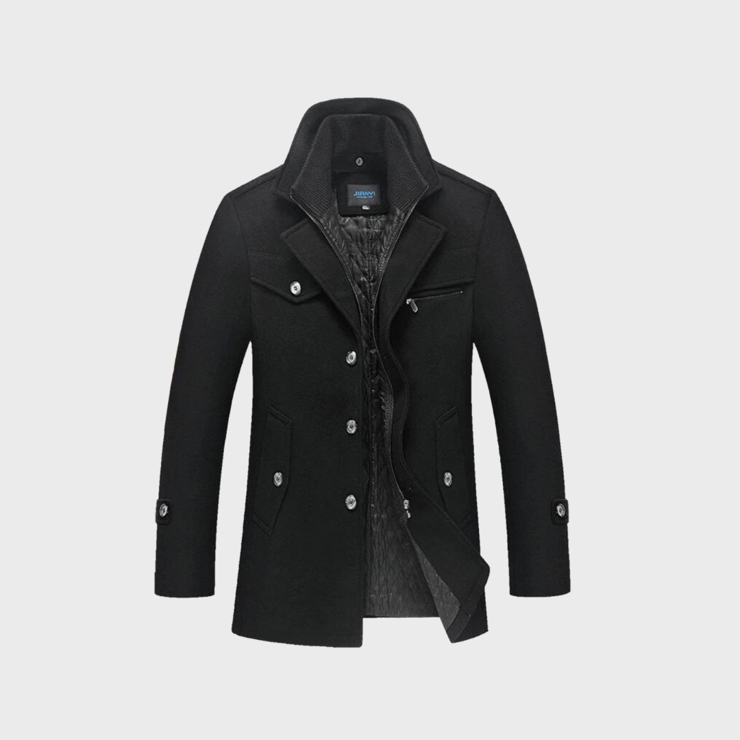 ANDRE | KLASSISCHER WOLLMANTEL IM PEACOAT-STIL