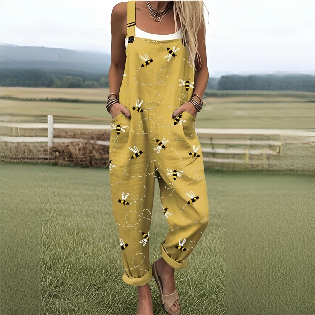 Zerva - Stilvoller Muster-Jumpsuit