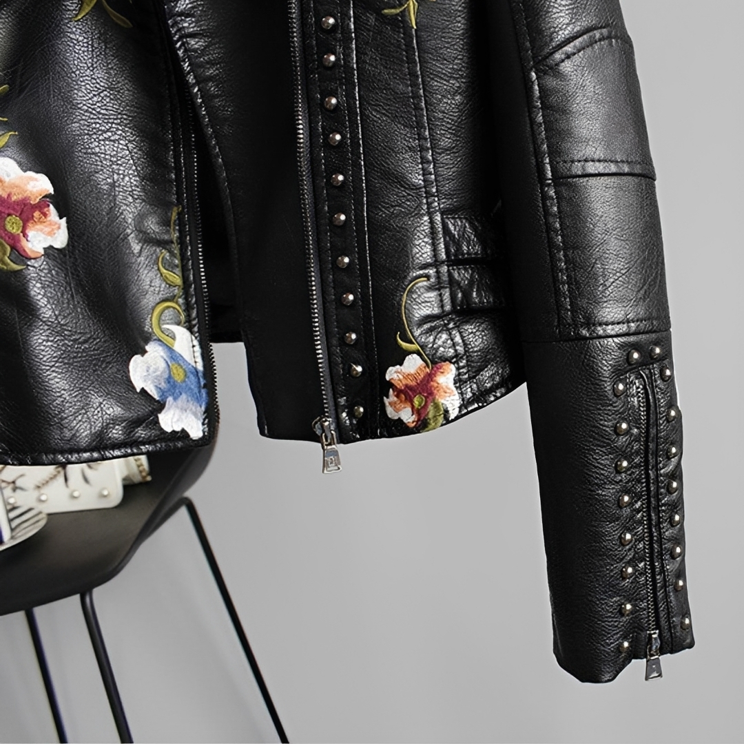 Zoey - Vintage-inspirierte Jacke mit Stickereien