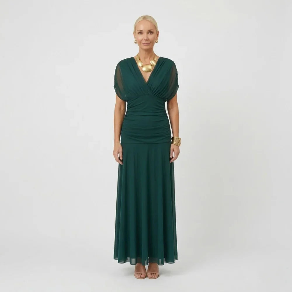 LouLou | Elegantes Maxikleid für festliche Anlässe mit V-Ausschnitt
