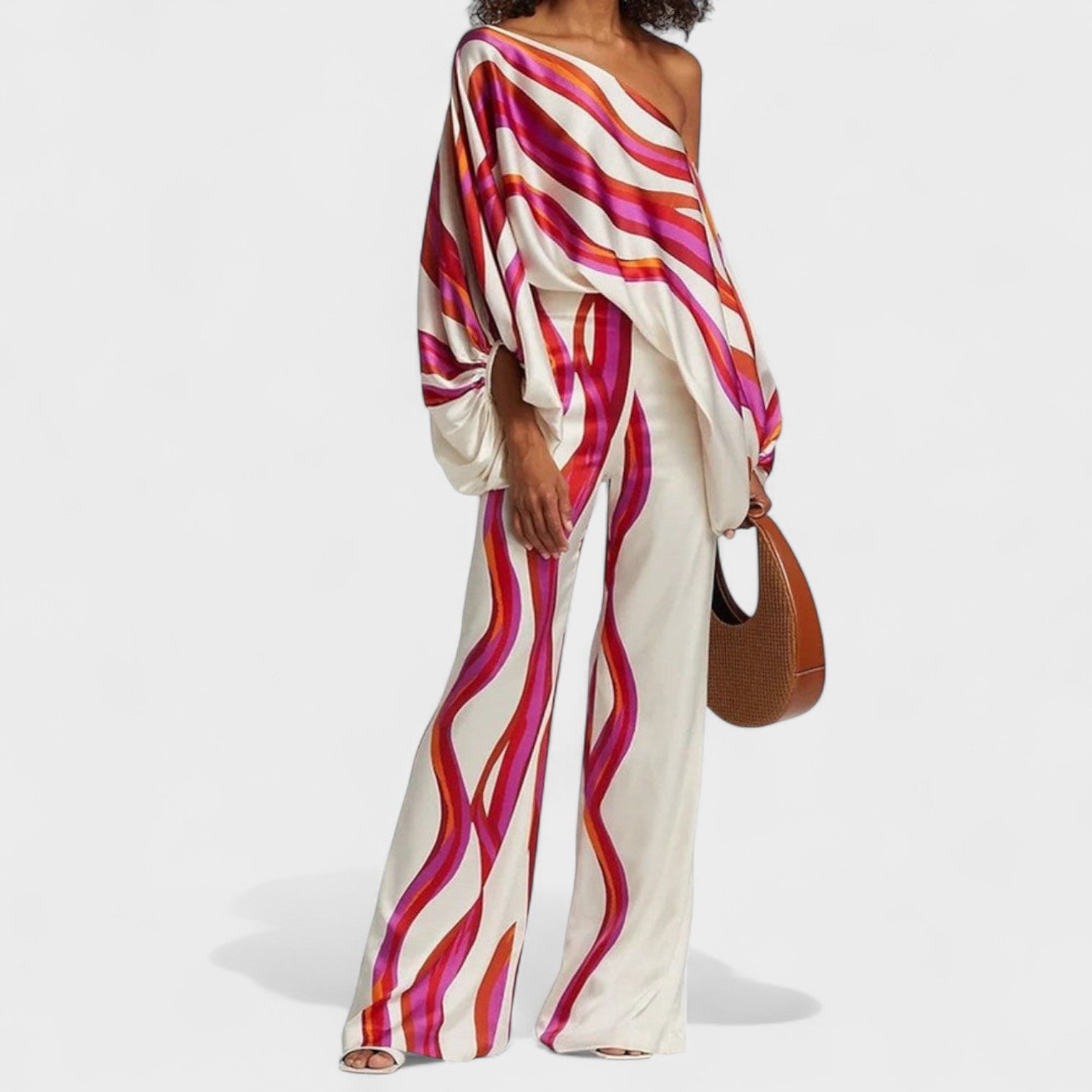 Damen Festlicher Sommer Midi Zweiteiler