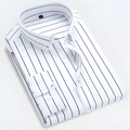 Herren Sommer Gestreiftes Button Down Hemd