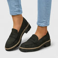 Michaela | Damen Slip-On Chunky Loafer Schuhe