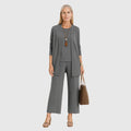 Kirsten | Damen Minimalistisches Dreiteiliges Lounge Set