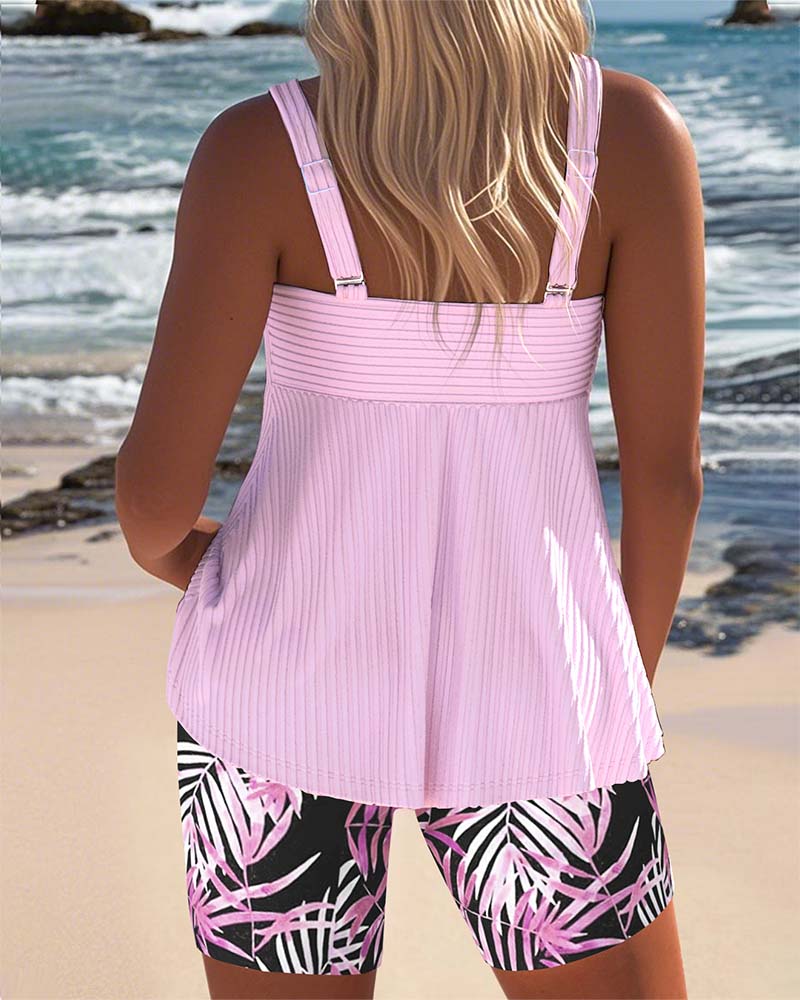 Buntes Tankini-Set für Damen